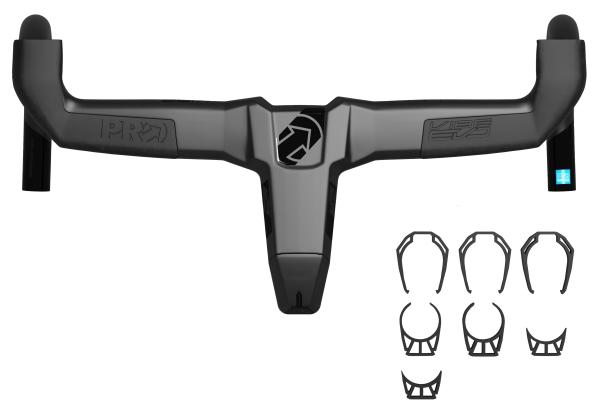 PRO Lenker Road Vibe EVO 42 cm 125 mm Carbon schwarz incl. Spacer  Produktbild 3