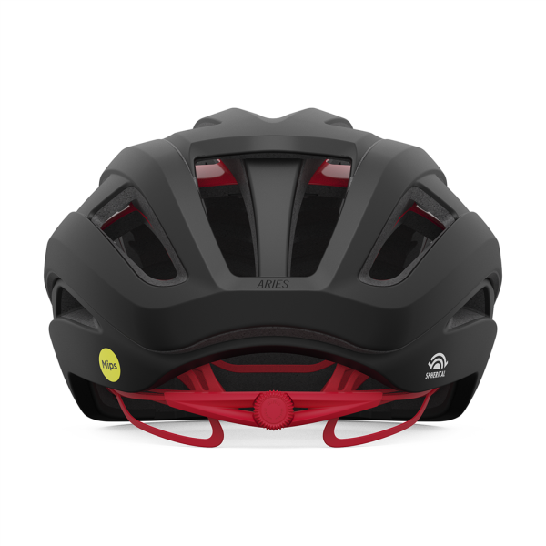 Giro Aries Spherical MIPS Helmet S 51-55 matte carbon/red Unisex Produktbild 2