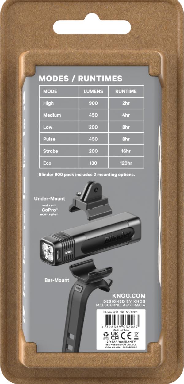 Knog Scheinwerfer Blinder 900 schwarz  Produktbild 14