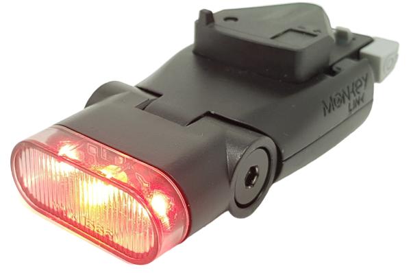 MonkeyLink R&uuml;cklicht Rear Light UTS Recharge schwarz 