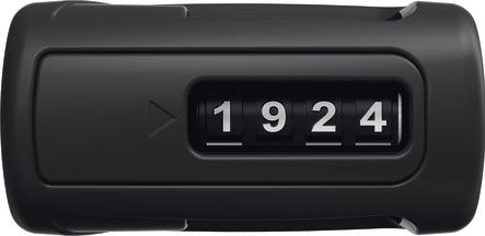 Abus Faltschloss Bordo Combo 6000C/90 Code mit Halter SH 6000/90 schwarz  Produktbild 2