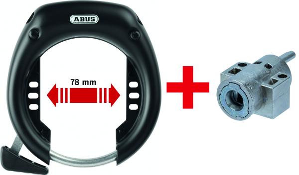 Abus Rahmenschl. 5755L & Akkuschl. IT3 XPlus Bosch2 gleichschliessend schwarz 