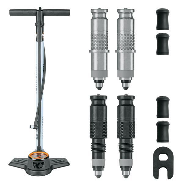 SKS Standpumpe Air-X-Plorer 10.0 Stahl Clik Valve blau/schwarz  Produktbild 2