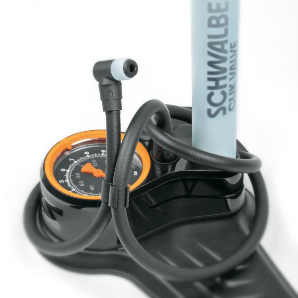 SKS Standpumpe Air-X-Plorer 10.0 Stahl Clik Valve blau/schwarz  Produktbild 3