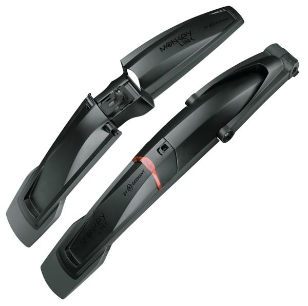 MonkeyLink Steckschutzblechgarnitur Fender Connect 26 - 29" schwarz 