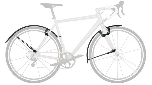 SKS Schutzblechgarnitur Speedrocker Kunststoff 28" 42mm schwarz  Produktbild 1