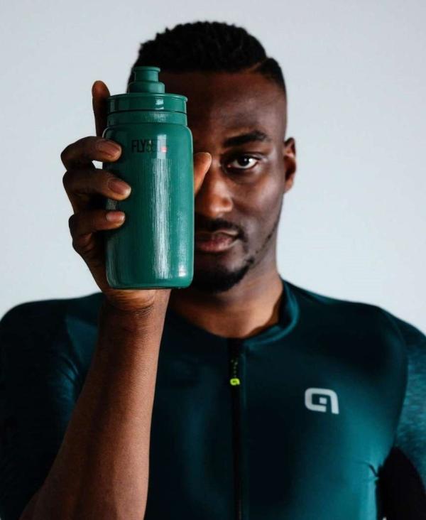 Elite Bidon Fly Tex 550 ml gr&uuml;n  Produktbild 1