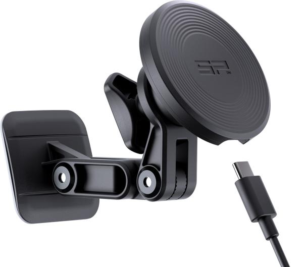 SP Connect Charging Adhesive Mount Pro SPC+ inkl. USB Kabel schwarz  Produktbild 1