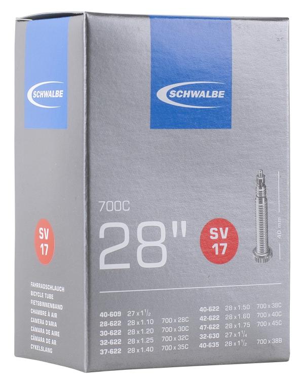 Schwalbe Schlauch SV17 28" 28/47-622/635 Prestaventil  Produktbild 1