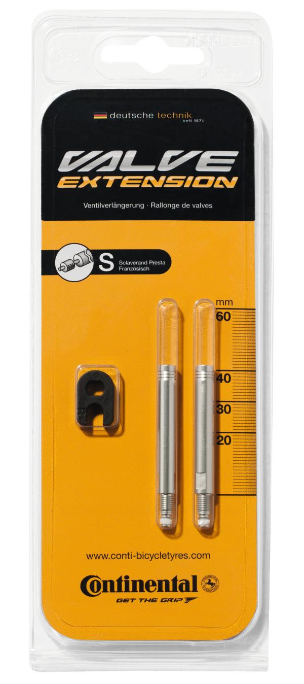 Continental Ventilverl&auml;ngerung Alu 60 mm 2 Stk. 