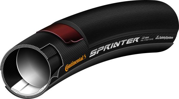 Continental Coll&eacute; Sprinter 28"x25 black  Produktbild 1