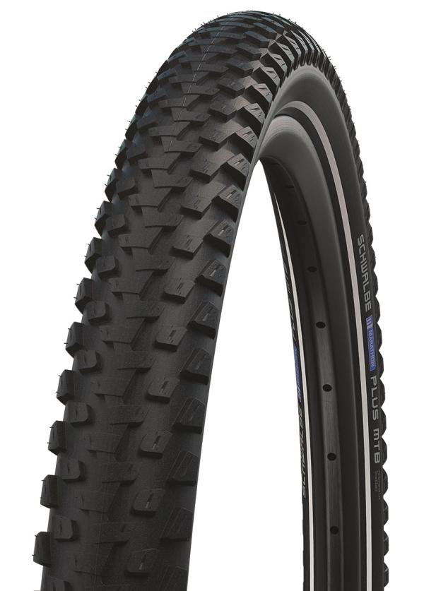 Schwalbe Pneu Marathon Plus MTB 26x2.10 Starr mit Reflexstreifen black 
