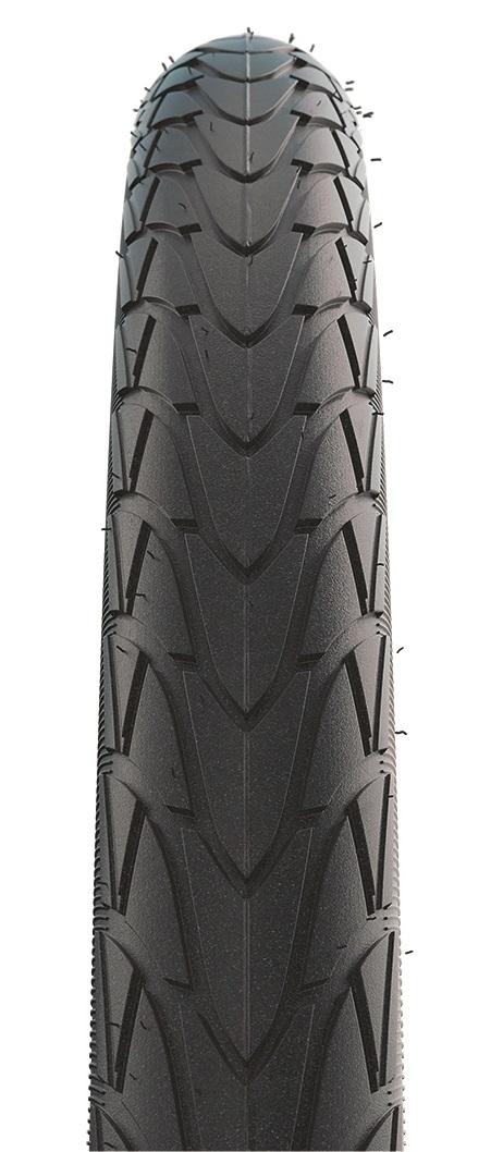 Schwalbe Pneu Marathon Racer 700x35C starr mit Reflexstreifen black  Produktbild 1