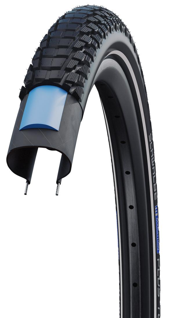 Schwalbe Pneu Marathon Plus Tour 700x35C Starr mit Reflexstreifen black  Produktbild 3