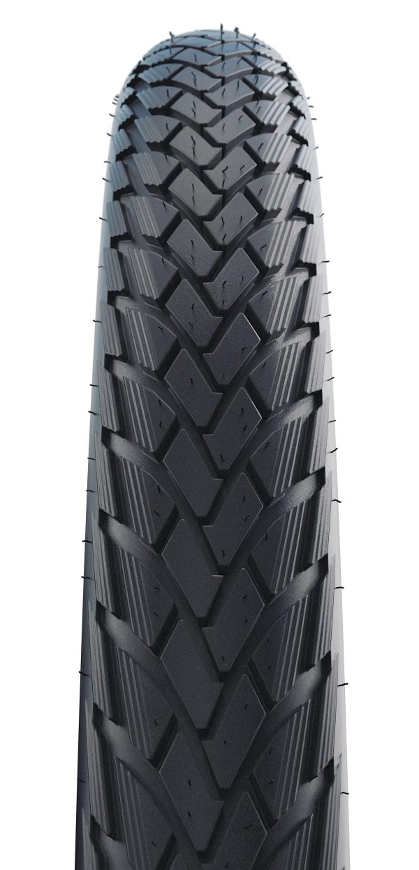 Schwalbe Pneu Green Marathon 26x1.25 GG Starr mit Reflexstreifen black  Produktbild 1