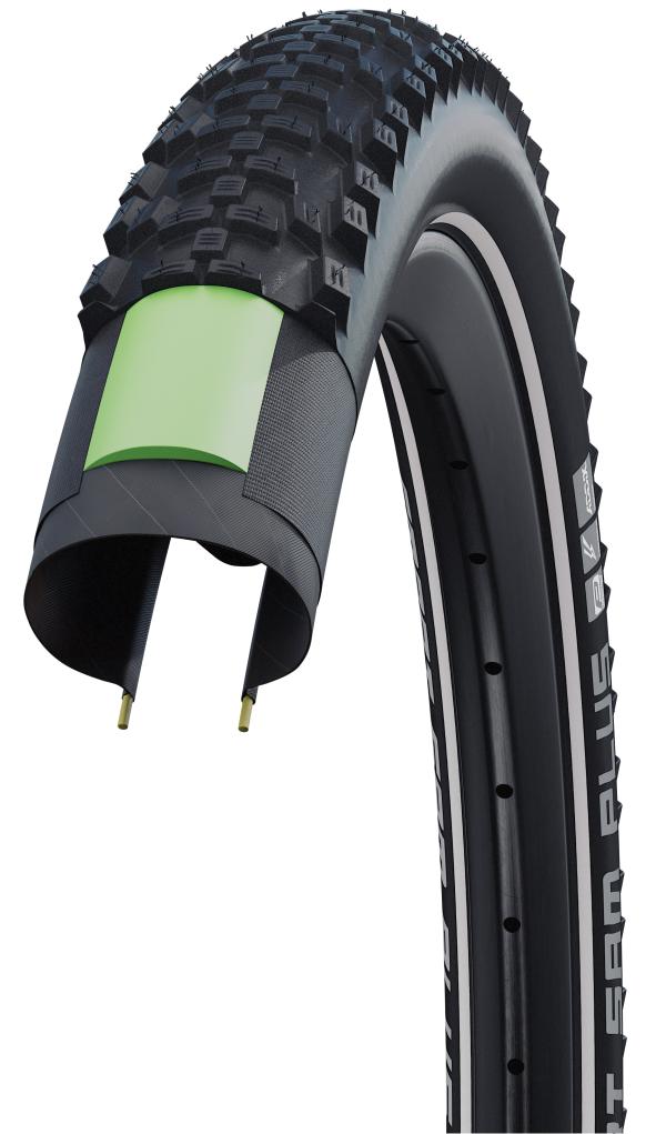 Schwalbe Pneu Smart Sam Plus DD 27.5x2.35 Addix starr mit Reflexstreifen black  Produktbild 2