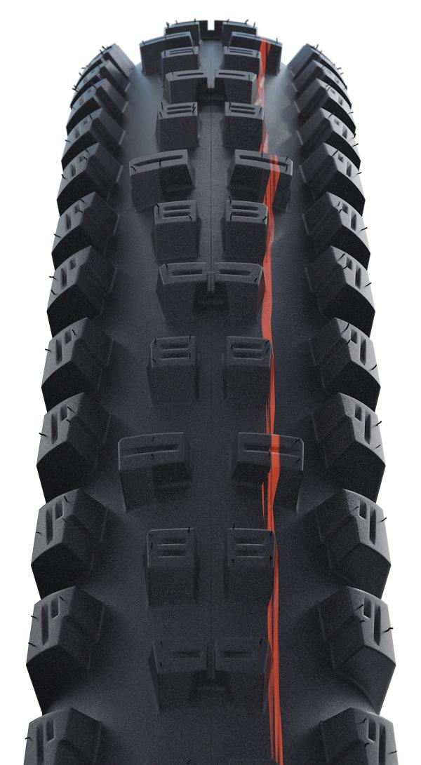 Schwalbe Pneu Tacky Chan 27.5x2.40 SuperDownhill Addix UltraSoft TL-Easy black  Produktbild 1