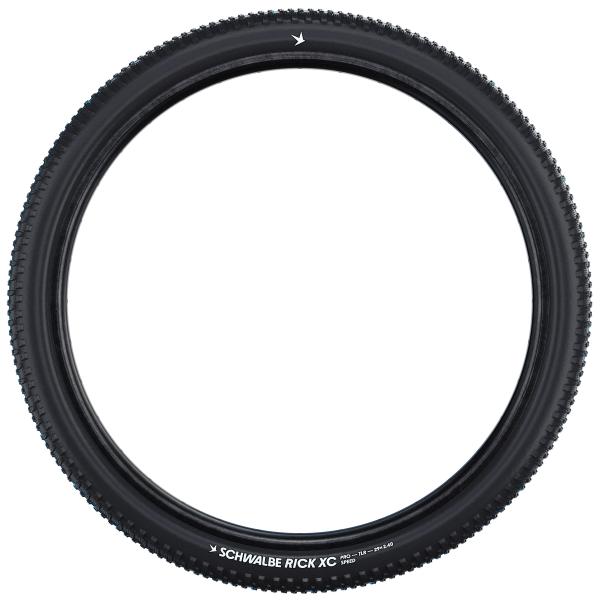 Schwalbe Pneu Rick XC 29x2.25 SuperGravity Pro Addix Speedgrip TL-Ready black  Produktbild 2
