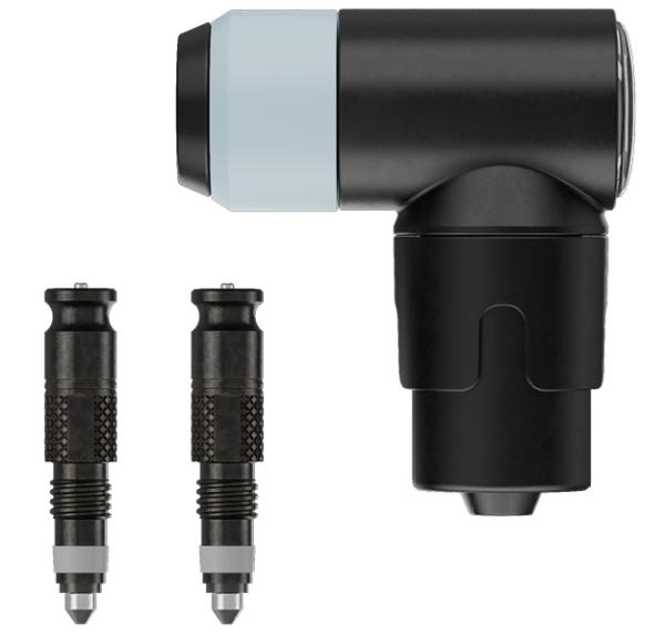 Schwalbe Ventileinsatz Clik Valve SV-SCV Set &agrave; 2 St&uuml;ck & Pumpenkopf schwarz 
