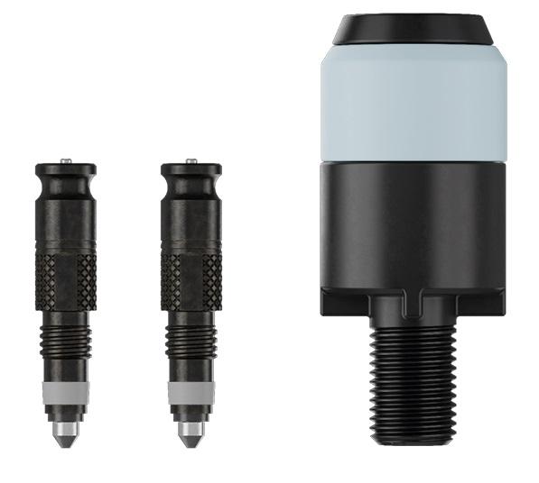 Schwalbe Ventileinsatz Clik Valve SV-SCV Set &agrave; 2 St&uuml;ck & Pumpenkopf-Adapter schwarz 