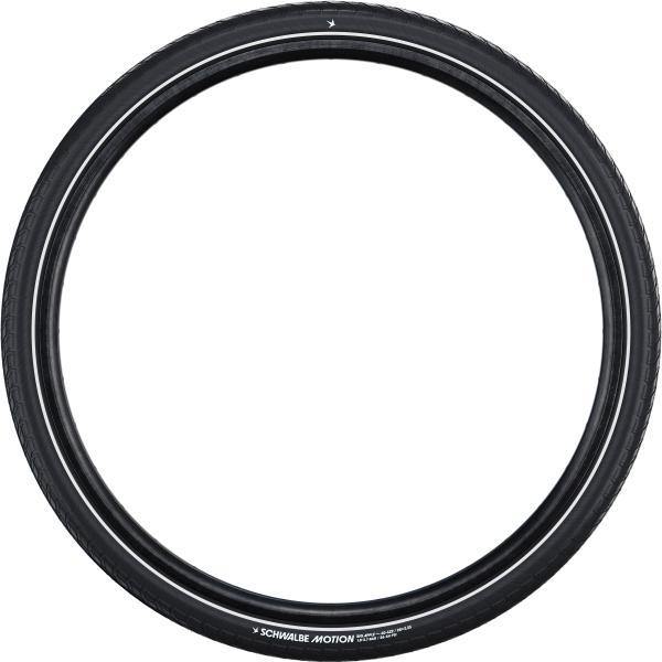 Schwalbe Pneu Motion Big Apple 28x2.15 Addix Green starr mit Reflexstreifen black  Produktbild 2
