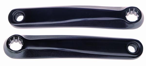 Kurbel 170 mm Alu ohne Schrauben ISIS schwarz 