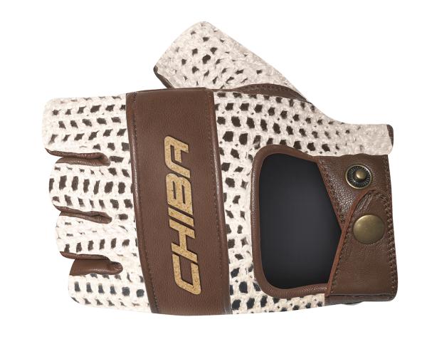 Chiba Pure Nature Gloves beige brown S