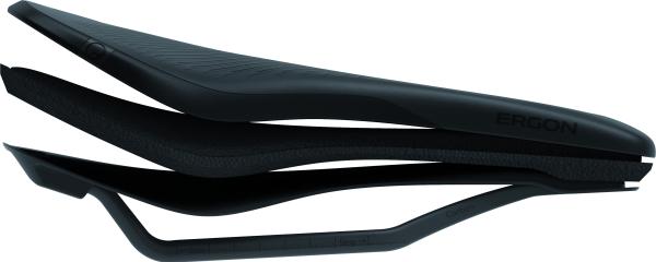 Ergon Sattel SR Allroad Core Pro Carbon Man M/L ohne &Ouml;ffnung black  Produktbild 5