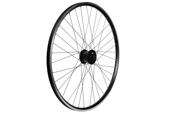 Laufrad vorne 28" 622x19 Nabendynamo Nexus DHC30003AL 100mm V-Brake QR schwarz  Produktbild 1