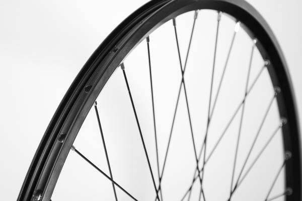 Laufrad vorne 28" 622x19 Nabendynamo Nexus DHC30003AL 100mm V-Brake QR schwarz  Produktbild 3
