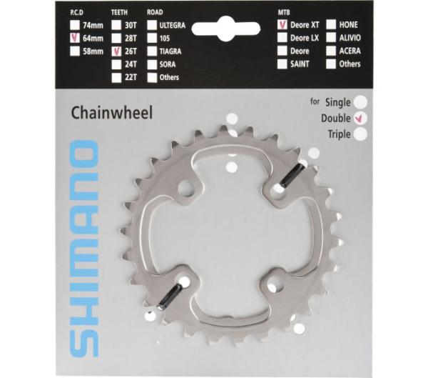 Shimano Kettenblatt XT FC-M785 26 Z&auml;hne AK 