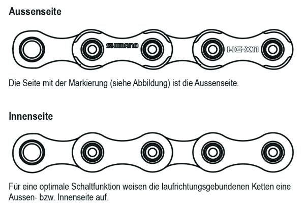 Shimano Kette CN-HG901 HG-X 11-Gang 116 Glieder Quick-Link  Produktbild 1
