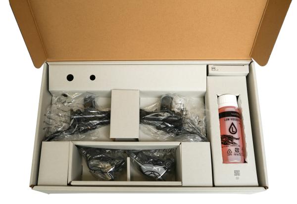 Shimano Scheibenbremsen-Set XT BR-M8220 mit BL-M8200 Upgrade Kit vorne & hinten Box  Produktbild 1