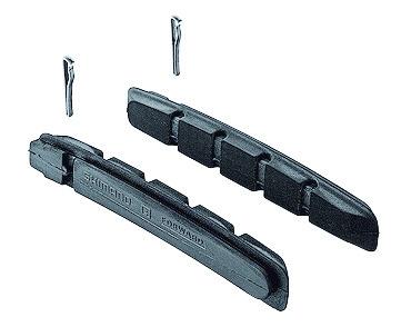 Shimano Bremsgummi M70R2 +1 mm f&uuml;r Alufelgen mit Befestigungsschrauben Paar 