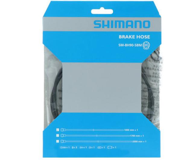 Shimano Bremsleitung SM-BH90-SBM 1000 mm schwarz  Produktbild 1