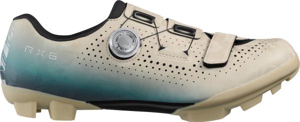 Shimano Men Gravel SH-RX600 Schuh SPD beige blue 43