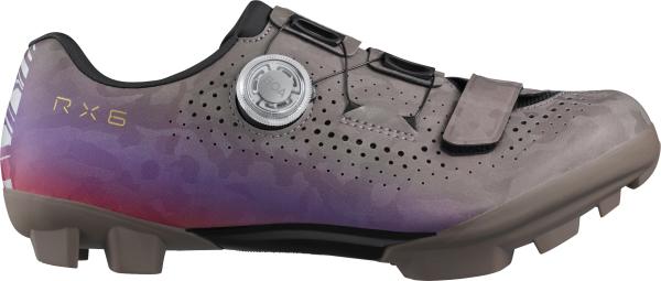 Shimano Women Gravel SH-RX6 Schuh SPD gray purple 40