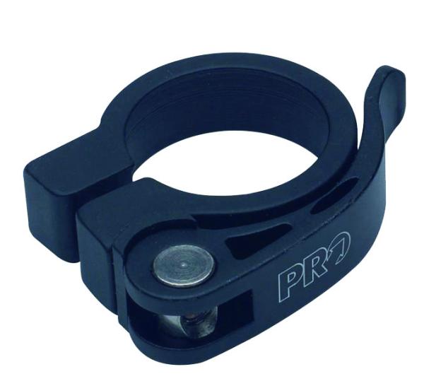 PRO Sattelklemme Road/MTB Alu mit Schnellspanner 34.9 mm schwarz 