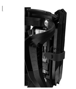 PRO Bidonhalter Smart Cage inkl Pneuhebel schwarz  Produktbild 1