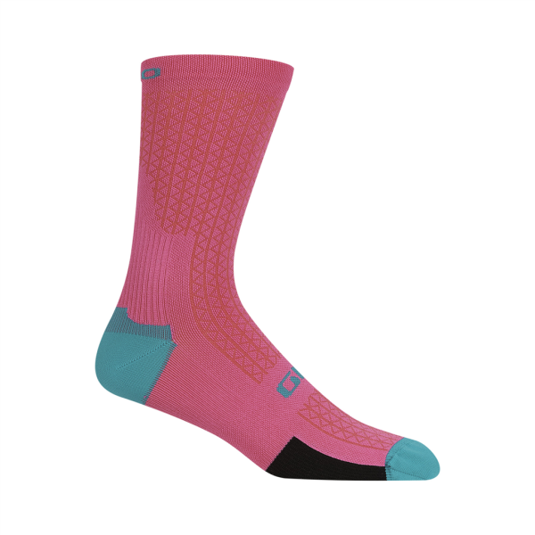 Giro HRC Sock II S neon pink/screaming teal Unisex
