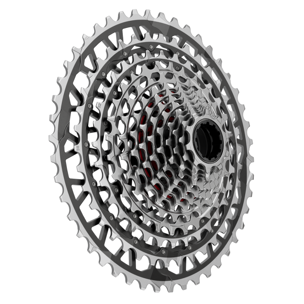 Sram MY24 Cassette XG-1391 Red XPLR AXS 13SP 10-46t black/silver Produktbild 1