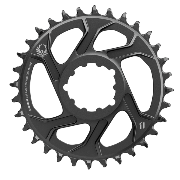 Sram Chainring Eagle X-Sync2 DM 6mm Offset 38T black