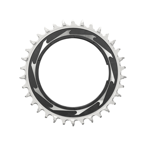 SRAM Chainring Eagle AXS Transmission Power Meter Threaded 0mm Offset 34T black/silver