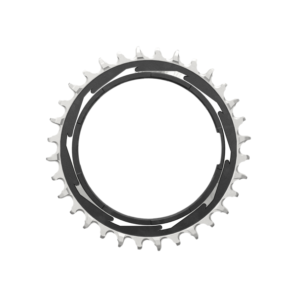 SRAM Chainring Eagle AXS Transmission Power Meter Threaded 3mm Offset 34T black/silver Produktbild 1