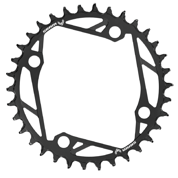 SRAM Chainring Eagle AXS Transmission 104 BCD Steel 38T black